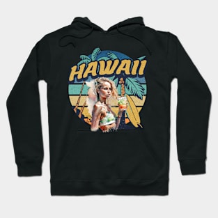 80s Retro Vintage Hawaii Hoodie